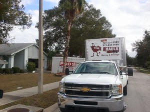 Unloading PODS in Safety Harbor