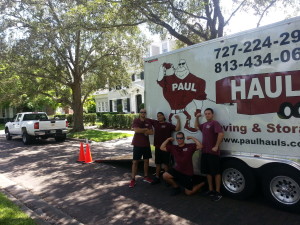 Fast And Friendly Movers Flexing For The Camera In Tampa, Fl.