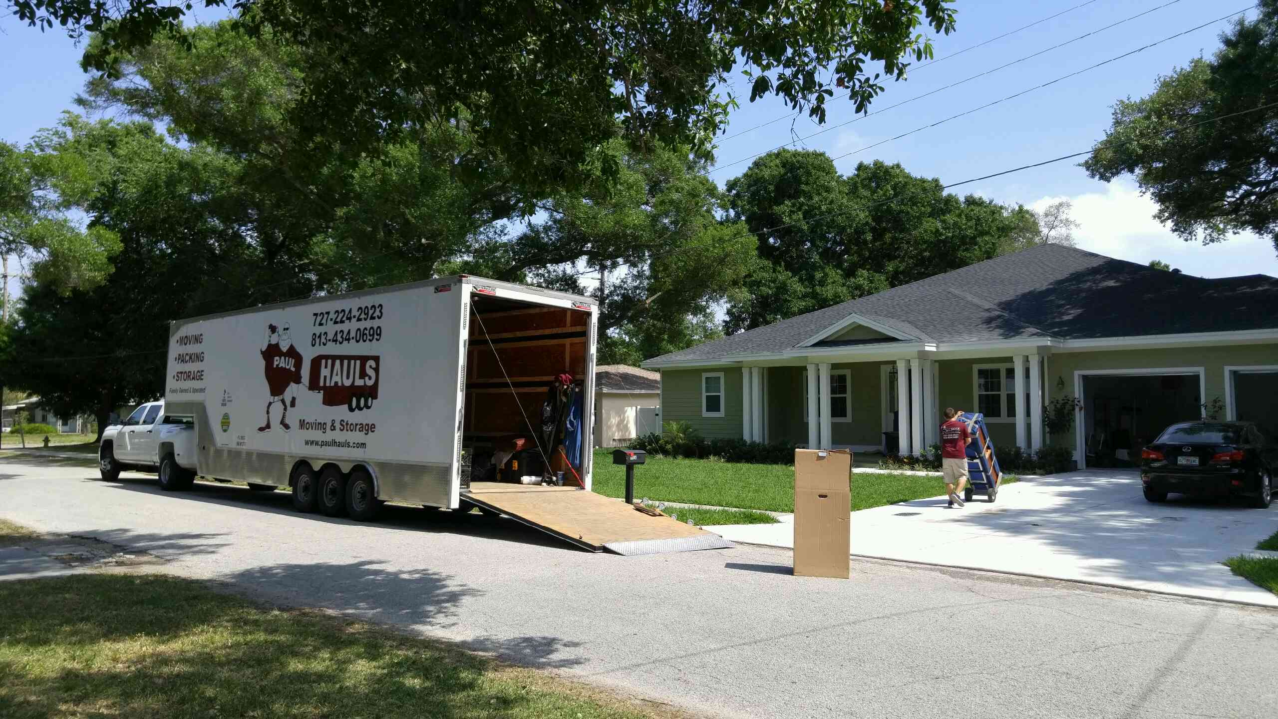 Local Movers Tampa Paul Hauls Moving And Storage