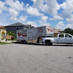 Loading up the truck in Westchase Florida